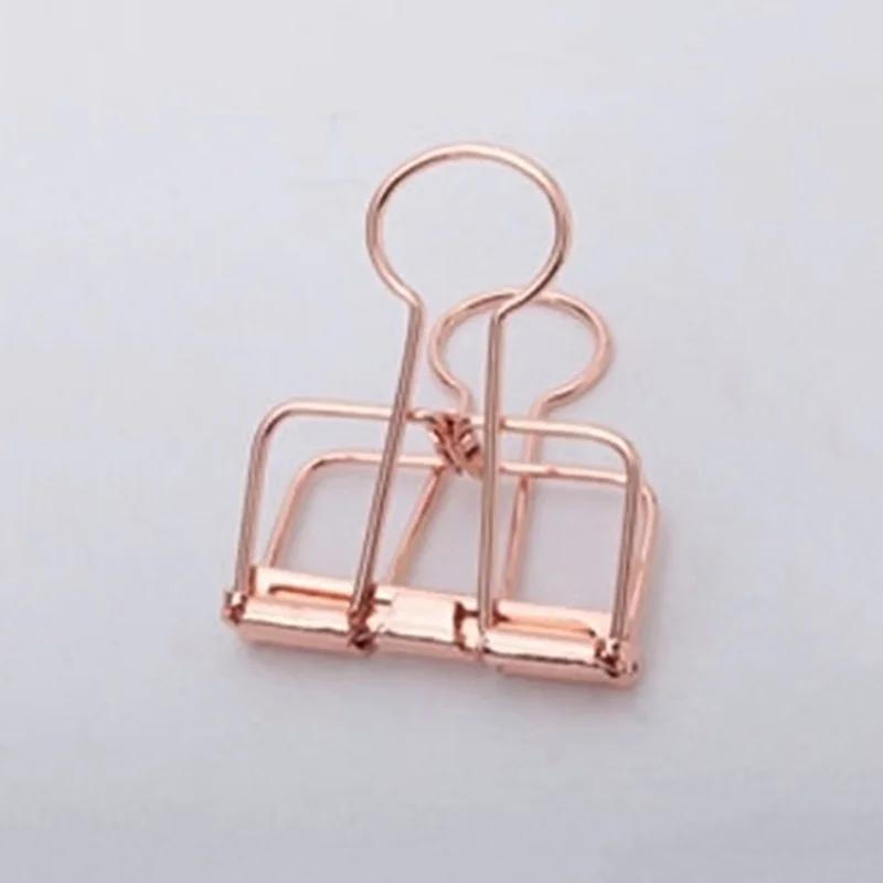 5 Buah Klip Binder Logam Rose  - Binder Clip Assorted ulasan dan harga