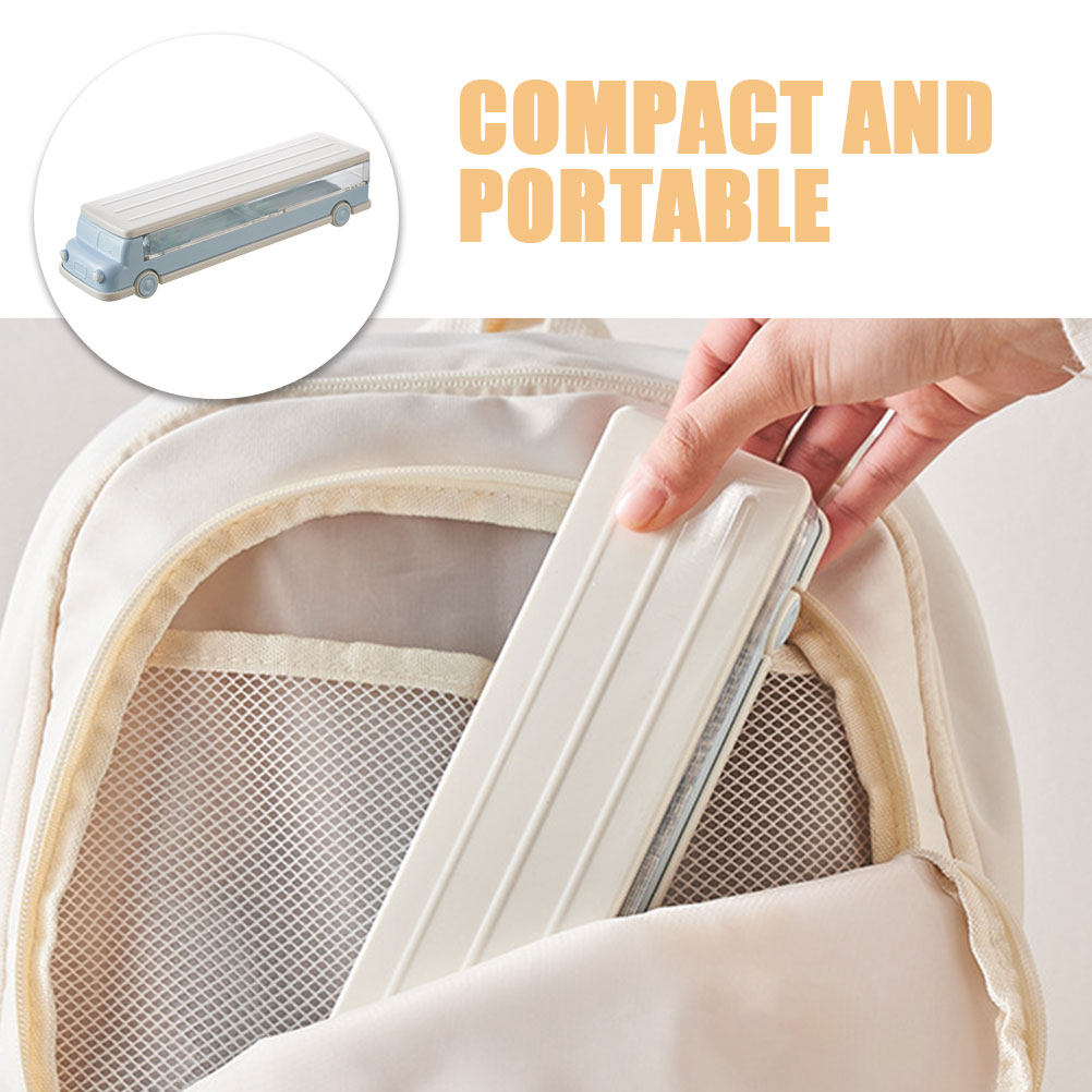 Kotak Pensil Plastik Keras Ber - Pencil Case Large ulasan dan harga