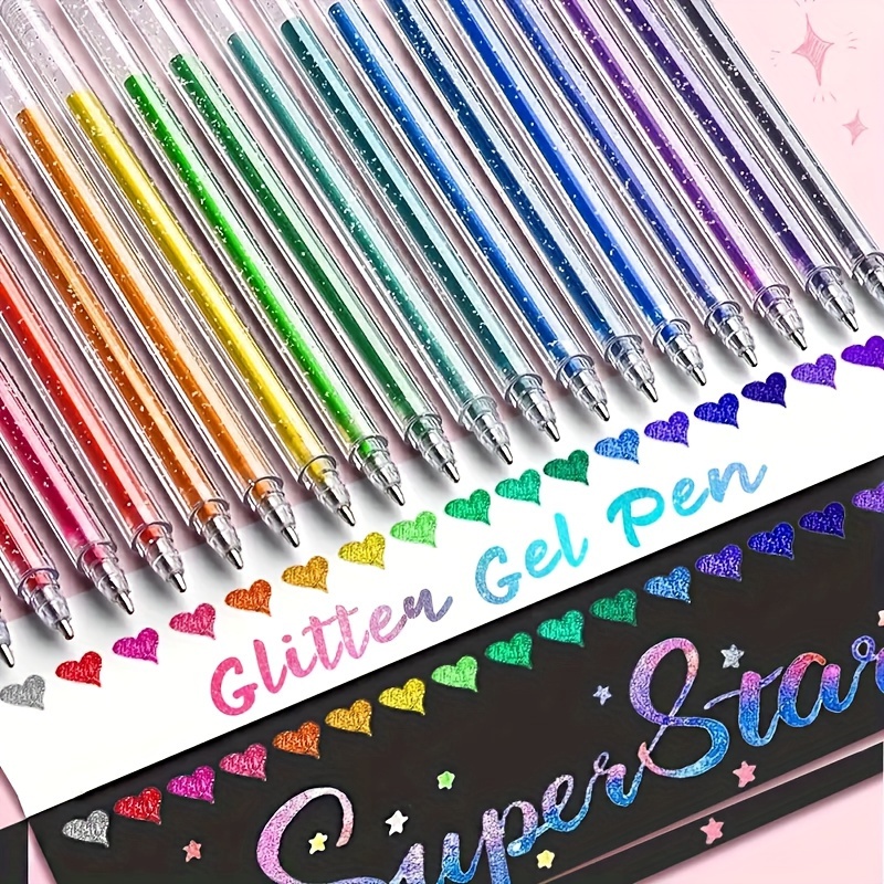 Set Pena Gel Glitter Spesial 8 - Gel Ink Pen Set ulasan dan harga