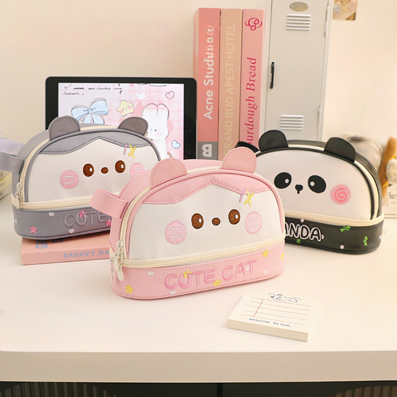 Tas Pensil Tahan Air Kapasitas - Pencil Case Large ulasan dan harga