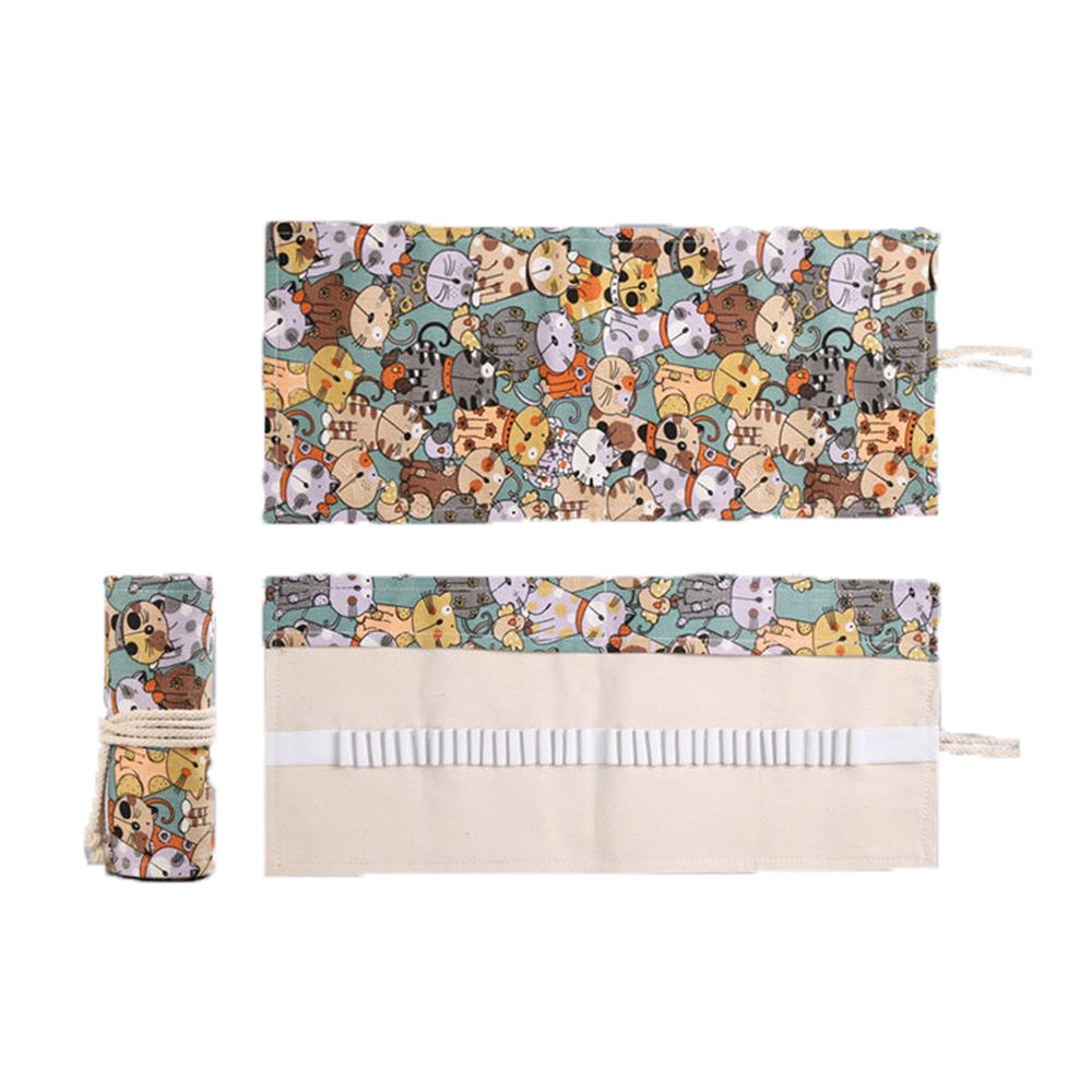 Tempat Pensil Kapasitas Besar  - Pen Pouch Roll ulasan dan harga