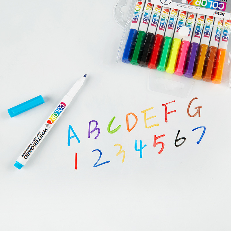12/24 Warna Spidol Penghapus K - Whiteboard Marker Set ulasan dan harga
